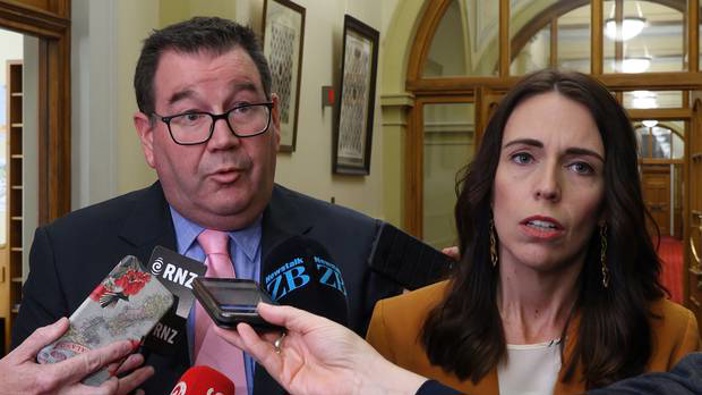 Finance Minister Grant Robertson and Prime Minister Jacinda Ardern. (Photo / File)
