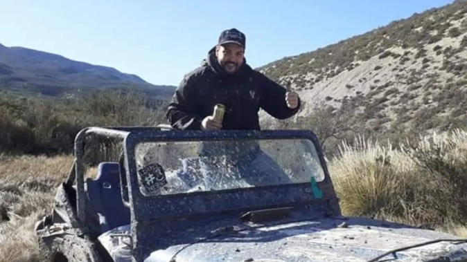 Diego Barría was an off-roading enthusiast. His remains were found inside a shark after he went missing weeks ago. Photo / Facebook