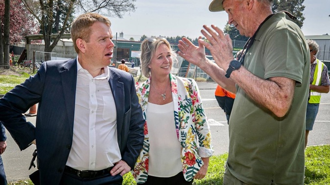 National claims there is a big hole in Chris Hipkins' costings. Photo / Warren Buckland