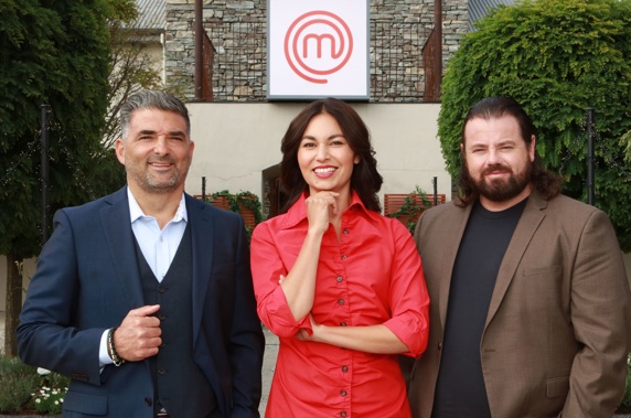 MasterChef NZ judges Michael P. Dearth, Nadia Lim and Vaughan Mabee. Photo / NZ Herald
