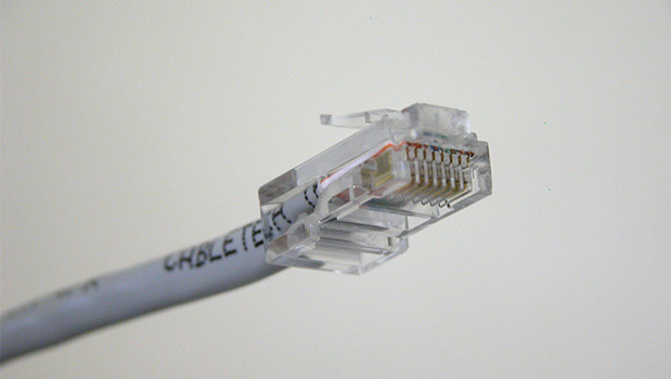 Internet broadband ethernet cable (Stock Xchng)