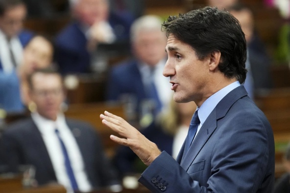 Prime Minister Justin Trudeau. (Sean Kilpatrick/The Canadian Press via AP)