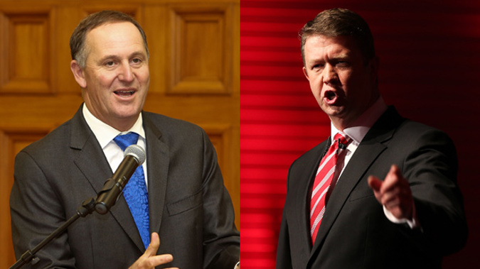 John Key and David Cunliffe (Getty Images)