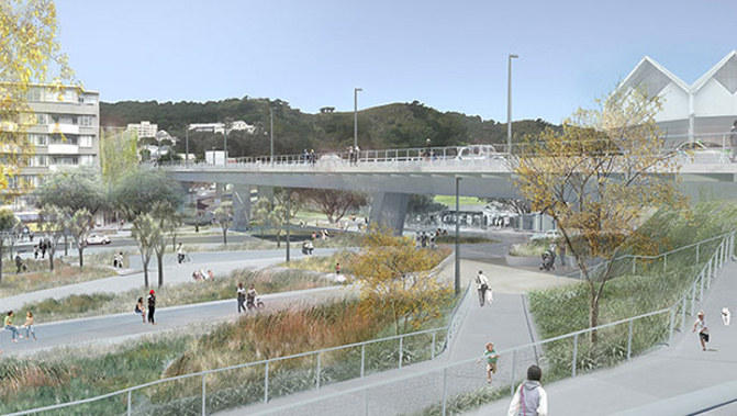 A Board of Inquiry has confirmed a decision to decline resource consent for the proposed Basin Flyover (NZTA)