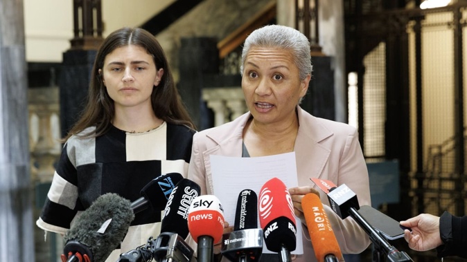 Green Party co-leaders Marama Davidson (right) and Chlöe Swarbrick (left) have faced a tumultuous parliamentary term with their party. Photo / Mark Mitchell