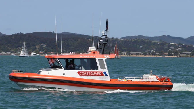 Coastguard New Zealand wants to thank a member of the public who saved two boaties who tipped on the Raglan Bar today. Photo / NZME