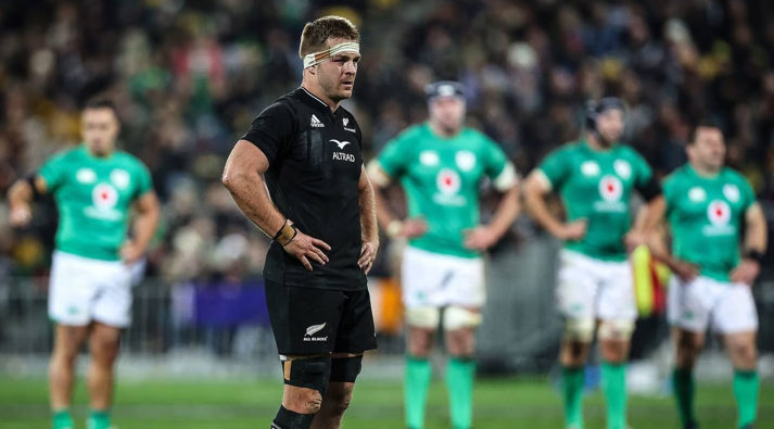 All Blacks captain Sam Kane. New Zealand All Blacks vs Ireland. Sky Stadium, Wellington. Saturday 16th July 2022. Copyright Photo: Grant Down / www.photosport.nz