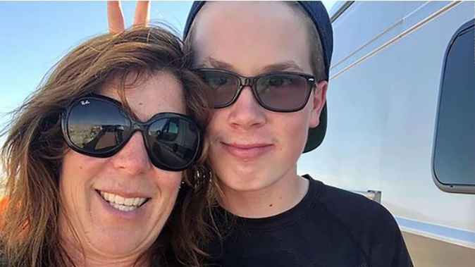Ryan Last and his mother, Pauline Stuart. Photo / CNN