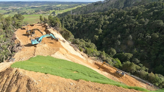 The remedial work on SH1 on the Brynderwyns is necessary due to damage from Cyclone Gabrielle.
