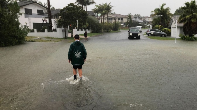 The downstairs of a rental, not shown in this image, was significantly damaged following Auckland's flash flooding that affected hundreds of homes. Photo / Dean Purcell