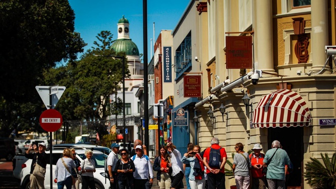 Attracting tourists - including those arriving by cruise ship - has been singled out as a way to kickstart Hawke's Bay's economy after the impacts of Cyclone Gabrielle. Photo / Paul Taylor