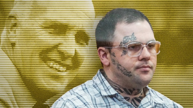 Allister Christie of Blenheim who died in a car crash in March 2022 and inset of Kyle Clarke, who was sentenced to prison today on charges linked to the accident. Photo / NZME picture supplied by family