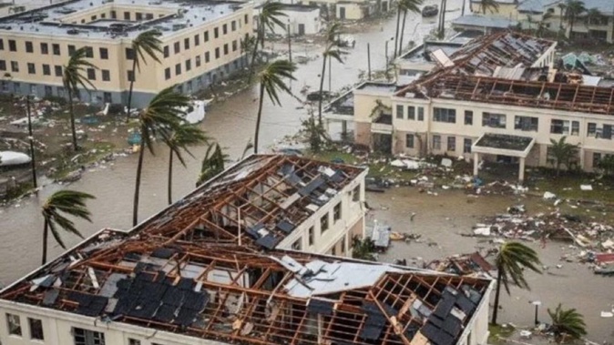 Damage in Jamaica from Hurricane Melissa. Photo / @KariLake via X