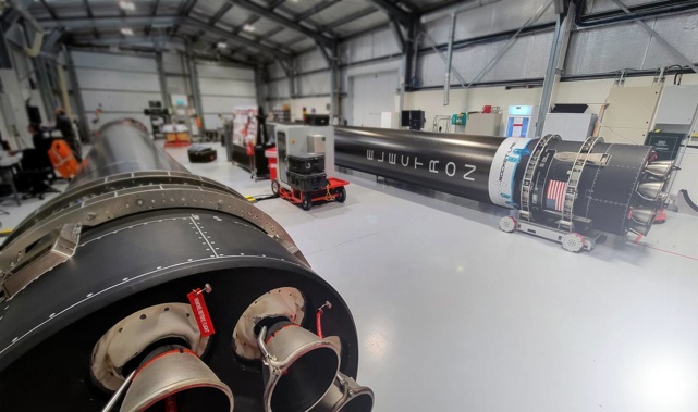 The two Electron rockets that will be used for the back-to-back launches. Photo / Supplied