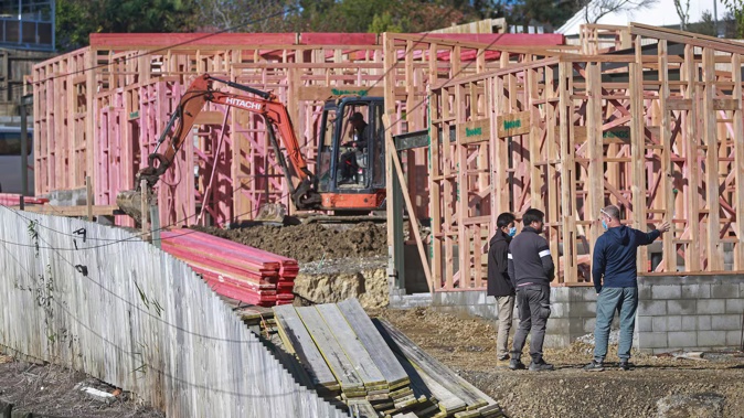 The construction sector is leading the charge across confidence, activity, employment, investment and pricing intentions, according to the ANZ business confidence survey. Photo / Alex Burton