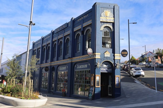 The Bog, a popular Dunedin haunt, has had it's licence suitability called into question after two of its three fire exits were found to be padlocked. Photo / Ben Tomsett