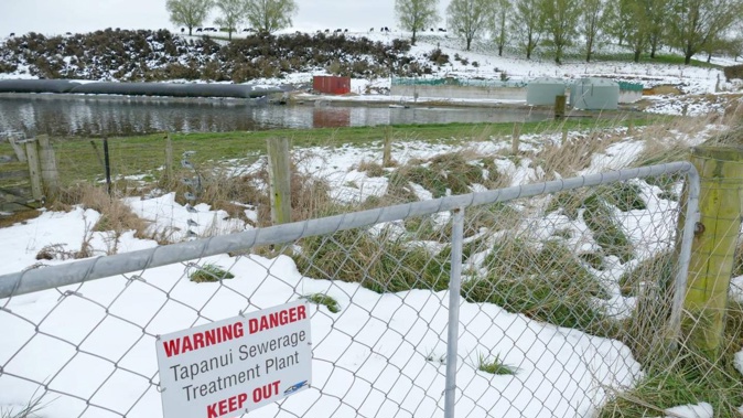 The Tapanui Sewerage Treatment Plant, one of the Clutha District Council facilities. Photo / Richard Davison, Otago Daily Times, File