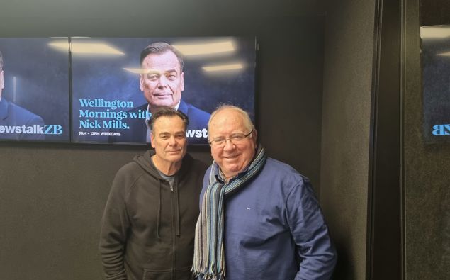 Nick Mills and Keith Quinn in studio on 29th July