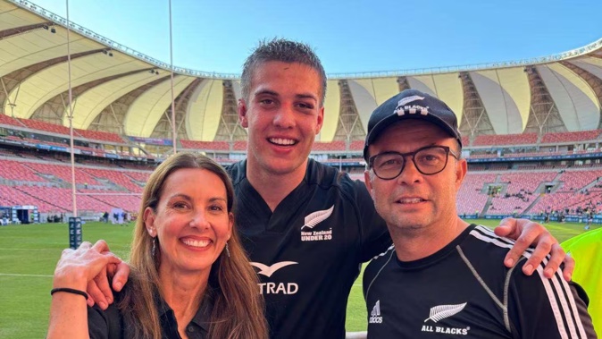 Xavier Treacy credits his parents for his success in making the New Zealand U20 rugby team. Photo / Supplied
