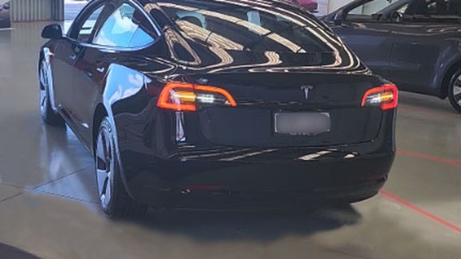 Tesla has made six attempts to fix damaged paint on the new Model 3 and has failed. Photo / Supplied