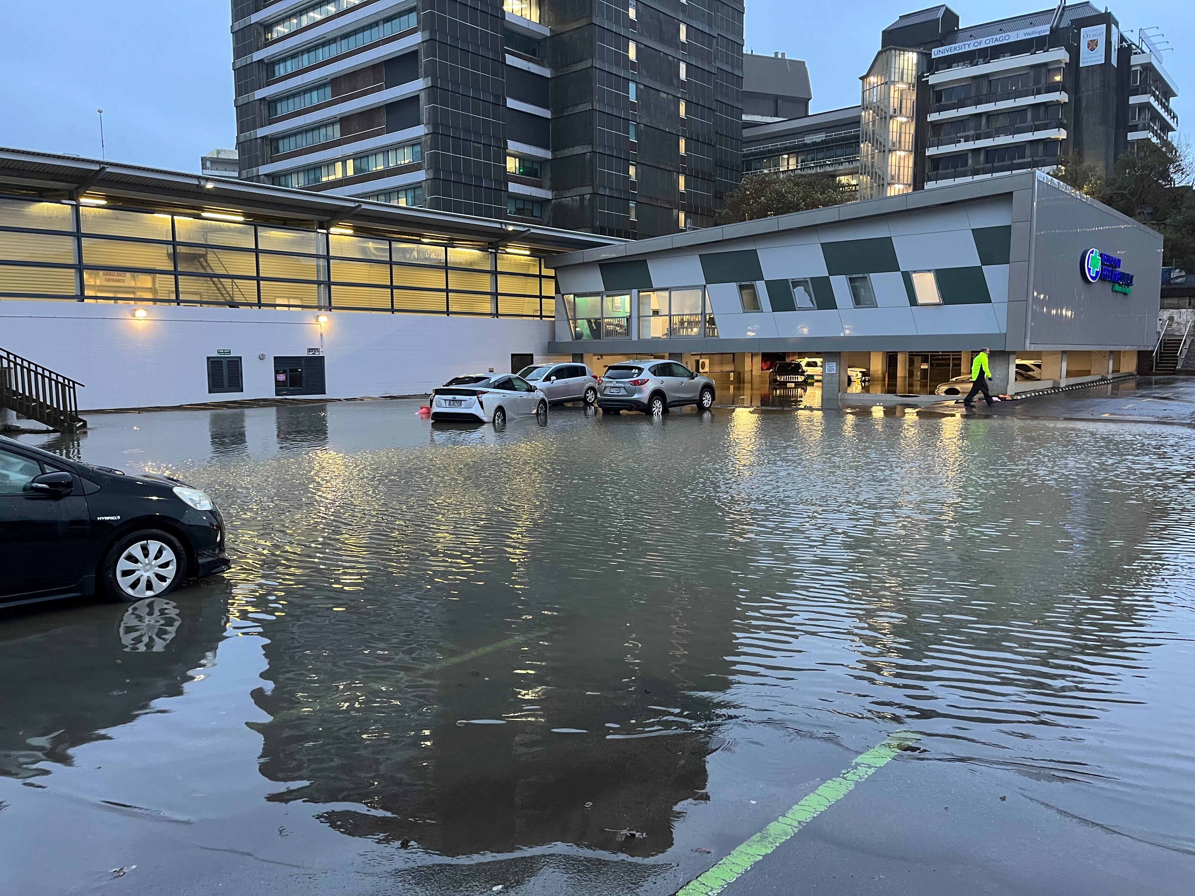 Mayor Andrew Little on flooding in the capital