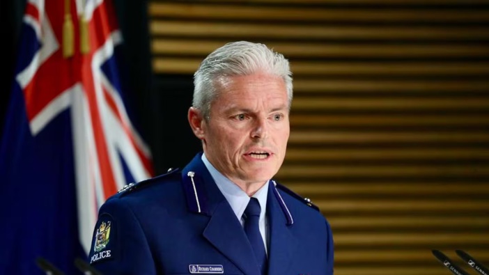 Police Commissioner Richard Chambers says police will take longer to reach the 500 new officer target if needed. Photo / Mark Mitchell