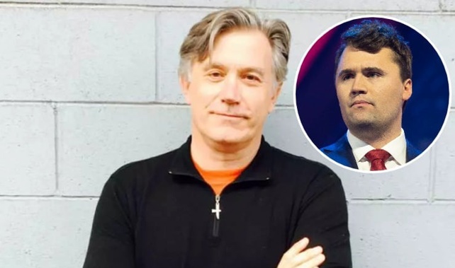 Simplicity co-founder Sam Stubbs has apologised for his now-deleted post about Charlie Kirk's death. Photo / Supplied, Imbed / File photo via NY Times