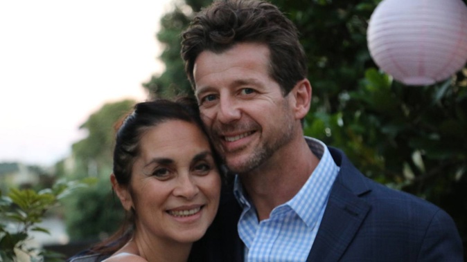 Simon and Jodi Barnett at daughter Sophie's wedding, soon after she had been diagnosed with brain cancer and shortly before she started chemotherapy in 2018.