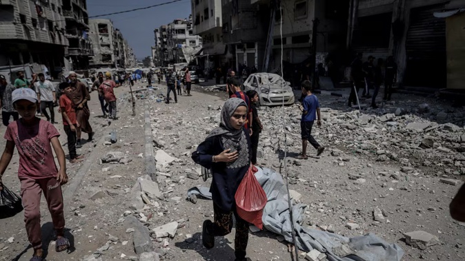 The IDF says it already controls more than 75% of Gaza. The United Nations has said that only 12% of Gaza is outside the Israeli militarised zone or areas not affected by IDF evacuation orders. Photo / Getty Images