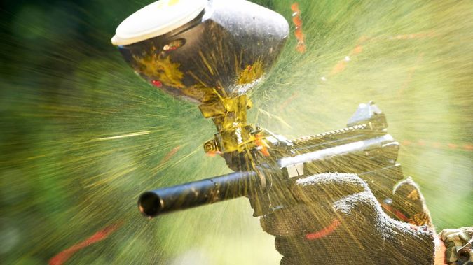 Four people, ages 22, 18, 15 and 13, have been accused of targeting bystanders with a paintball gun in Newmarket. Photo / Thinkstock