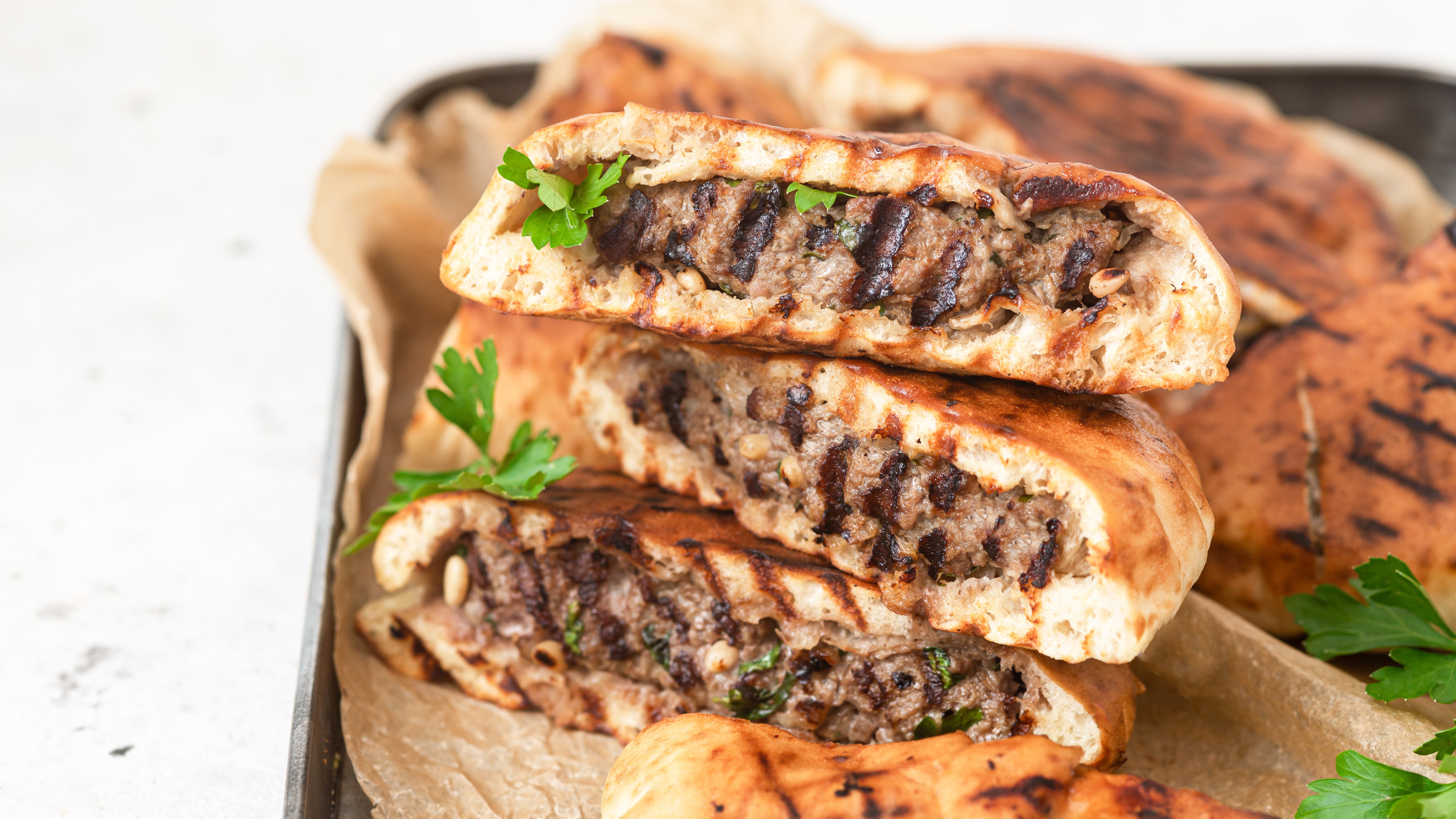 "Absolutely divine": Nici Wickes' Lamb-stuffed flatbreads 
