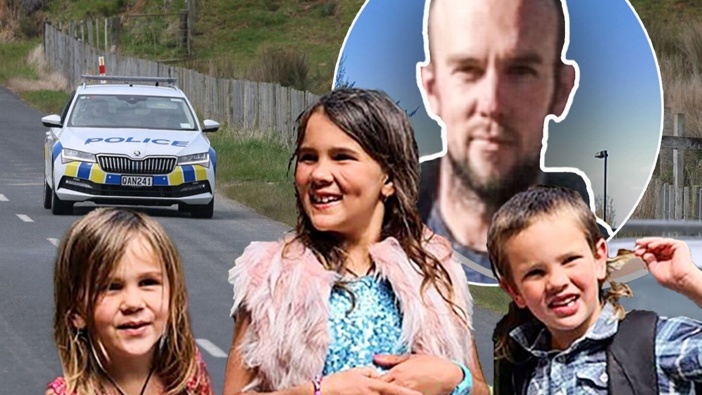 Police are searching for Tom Phillips and his children Ember, Maverick, and Jayda, who have been missing from Marokopa since December 2021. Photo / NZME