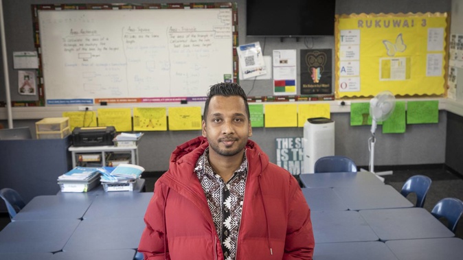 Mohammed Azam has just started teaching at Rotorua Girls' High School after moving from Fiji, using the Government's overseas relocation grant. Photo / Andrew Warner