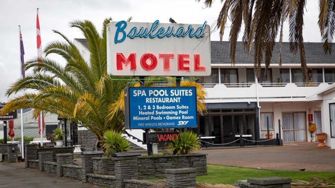 Kāinga Ora was last year entering the final stages of buying multi-unit Boulevard Motel on Fenton St, Rotorua. Photo / Andrew Warner