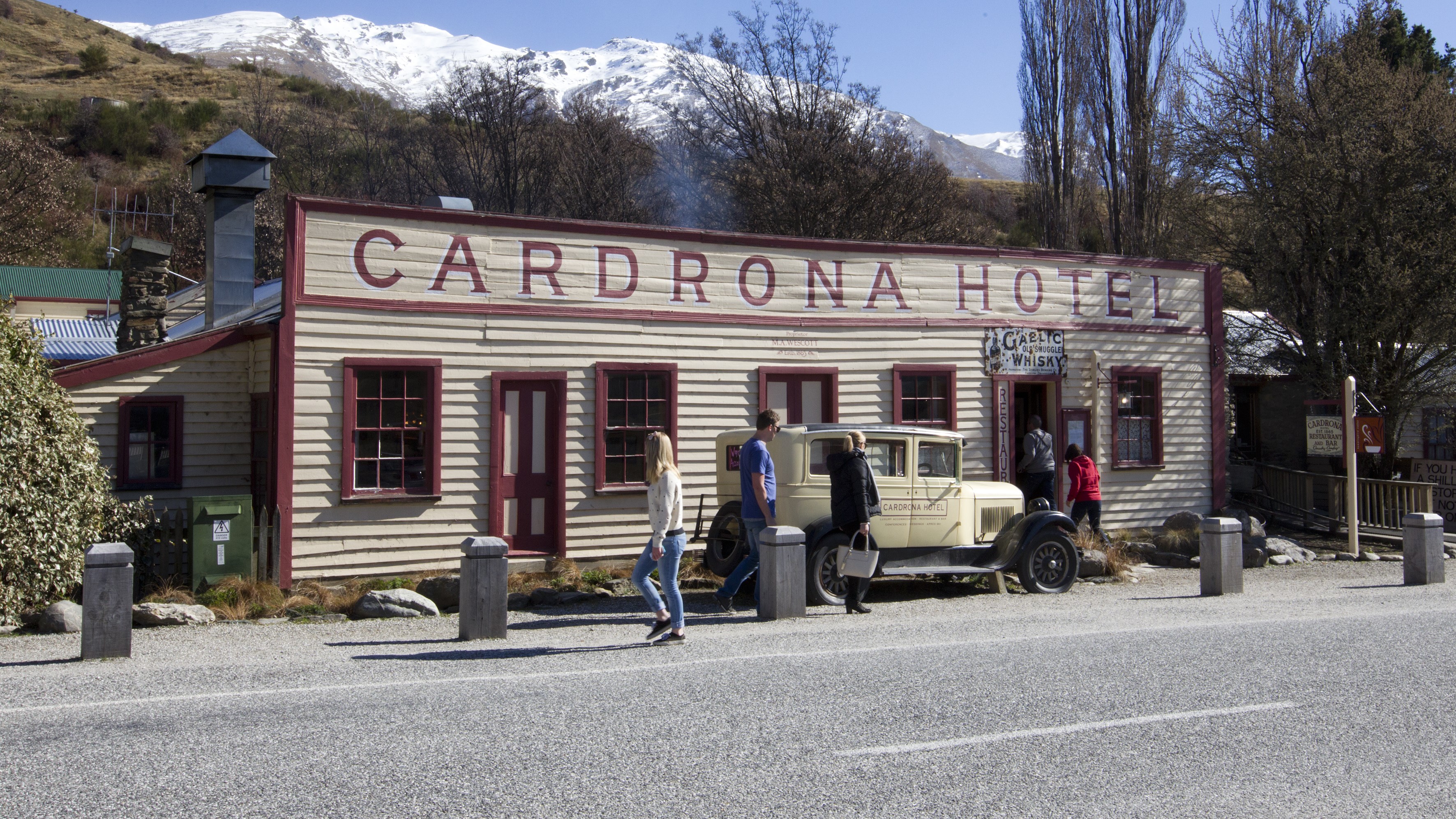 The historic Cardrona Hotel. Photo / Mark Mitchell