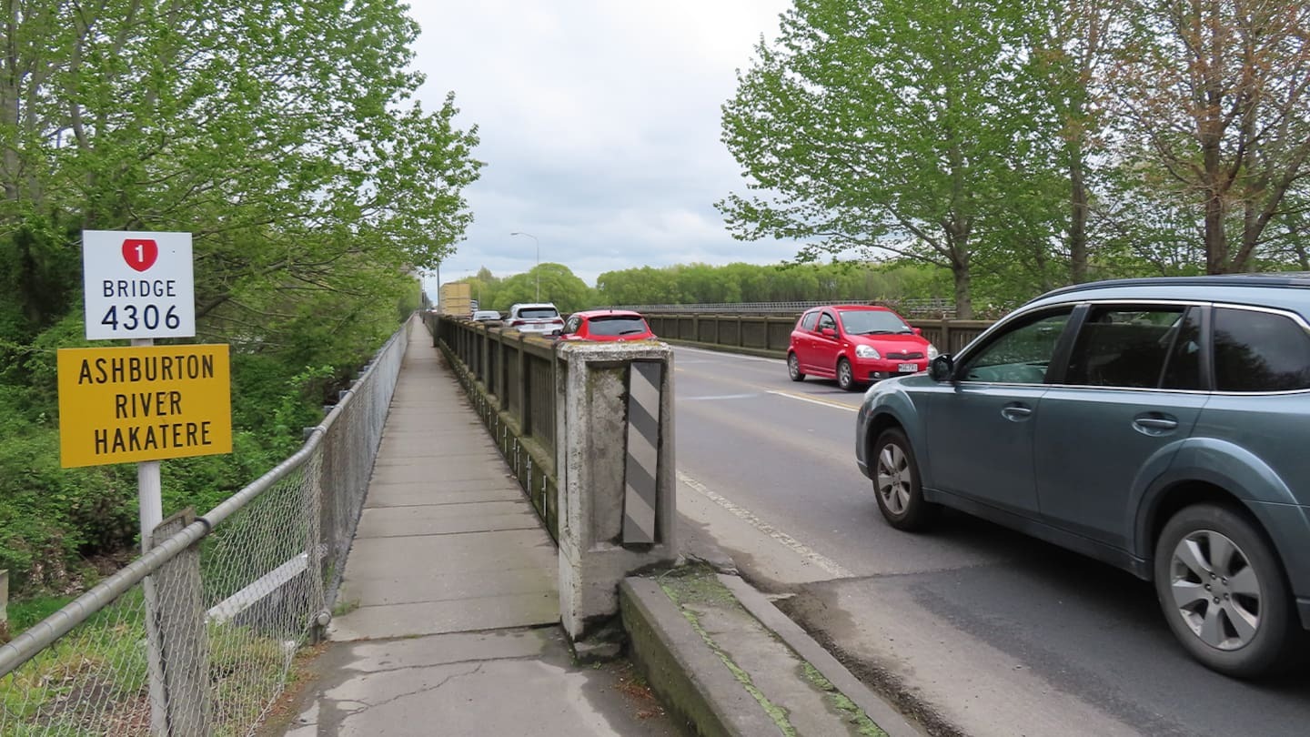 Ashburton River Bridge on State Highway 1. Photo / Supplied