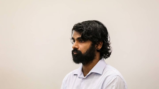 Yuvaraj Krishnan at the Manukau District Court where he was sentenced after working as a doctor at Midllemore Hospital using bogus credentials. Photo / Sylvie Whinray