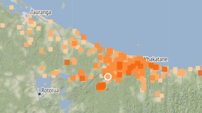 A 4.2 earthquake has struck in the Bay of Plenty, west of Whakatāne.