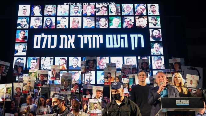 Israel has agreed to a truce plan proposed by US President Donald Trump, and on October 10 pulled its troops back from several areas of Gaza, setting in motion a 72-hour timeline for the release of hostages held by Hamas — two years after the Palestinian militant group’s October 7, 2023, attack that triggered a counteroffensive that killed more than 67,000 Palestinians. Photo / Jack Guez, AFP