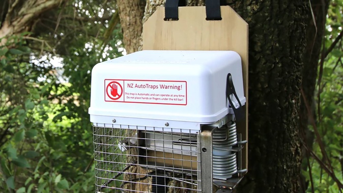 NZ AutoTraps' automatic possum and rat trap.