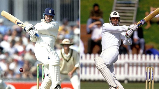 Graham Thorpe and Martin Crowe will be honoured with a trophy named after them for the New Zealand-England test series. Photos / Getty Images and Photosport