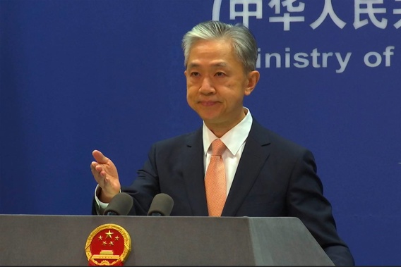 Chinese Foreign Ministry spokesperson Wang Wenbin. Photo / Liu Zheng, AP