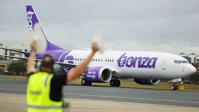 Insolvent airline Bonza have told customers not to turn up to the airport. Photo / Lachie Millard
