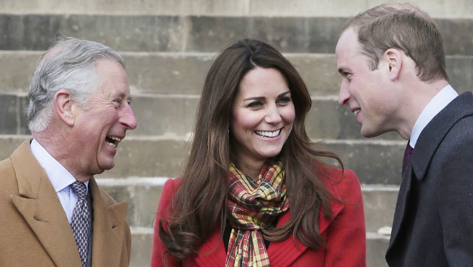 Prince Charles and the royal couple (Getty Images) 