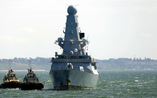 HMS Defender. (Photo / CNN)