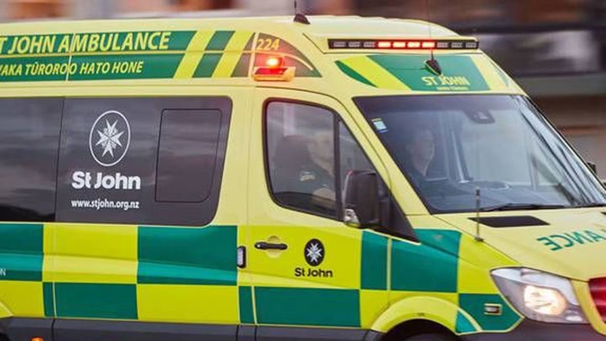 The level of damage to the ambulance is unclear.