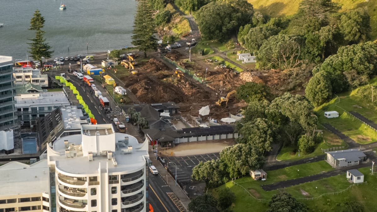 Police end recovery operations at Mount Maunganui as six landslide victims formally identified