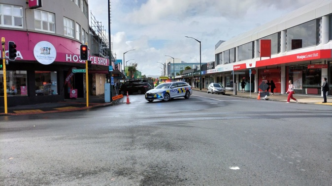 Two people have been taken to hospital - one in a critical condition- after a crash at the intersection of Waterloo Rd and High St. Photo / Supplied
