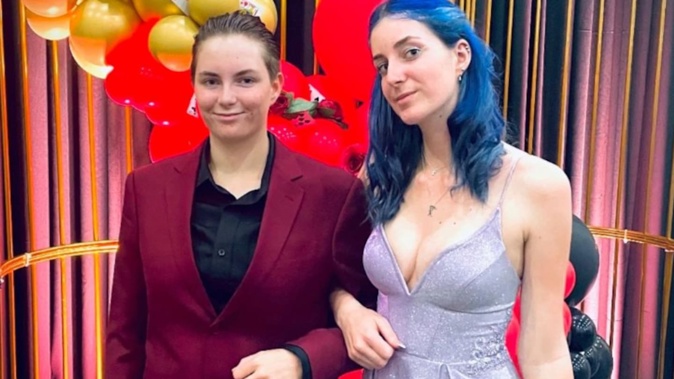 Auri Law (left) went to Vietnam with her older sister Caea (right) to celebrate Auri turning 18. Now Auri is in critical condition in intensive care in Vietnam. Photo / Givealittle
