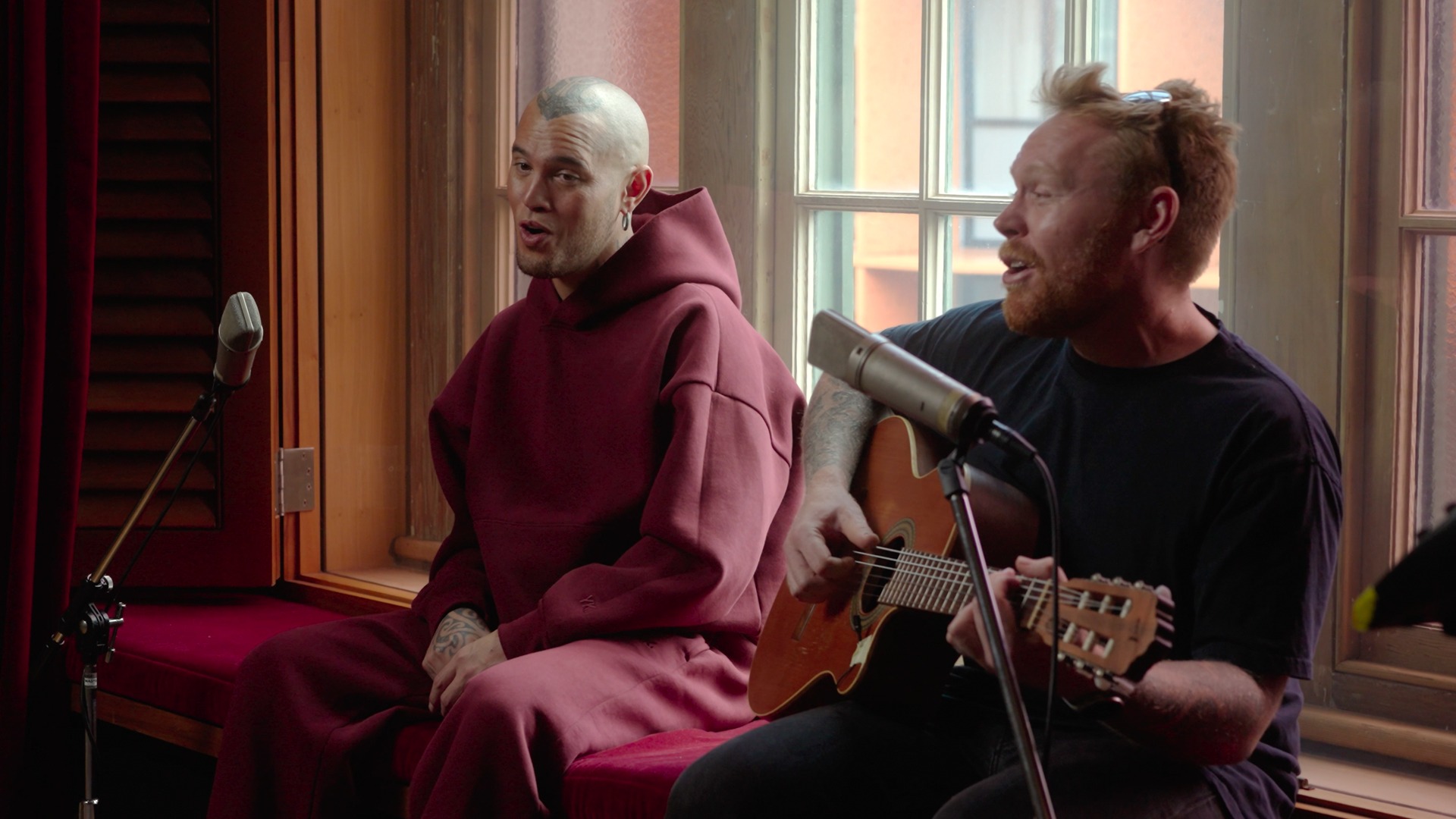 Joel Shadbolt of L.A.B and Stan Walker. Photo / supplied